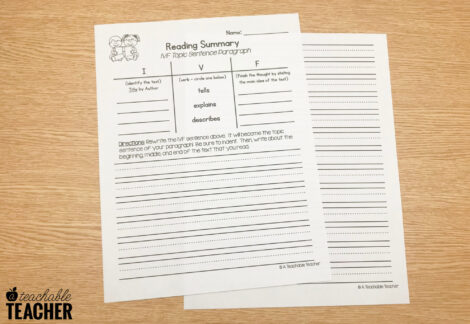 Free Sentence Structure Worksheets