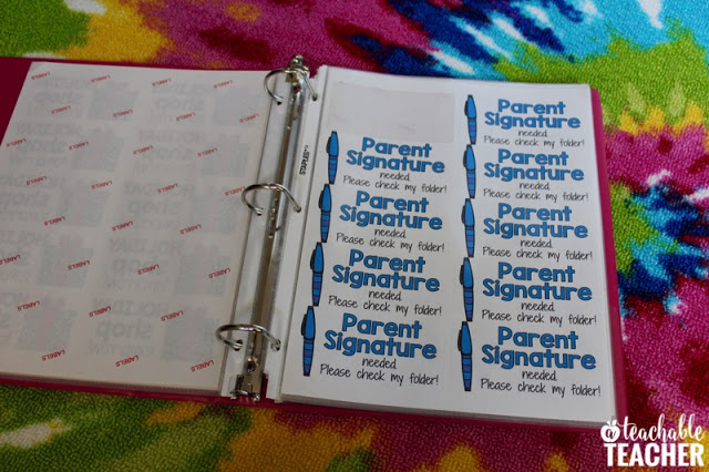 parent signature needed stickers