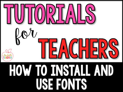 how to install and use fonts