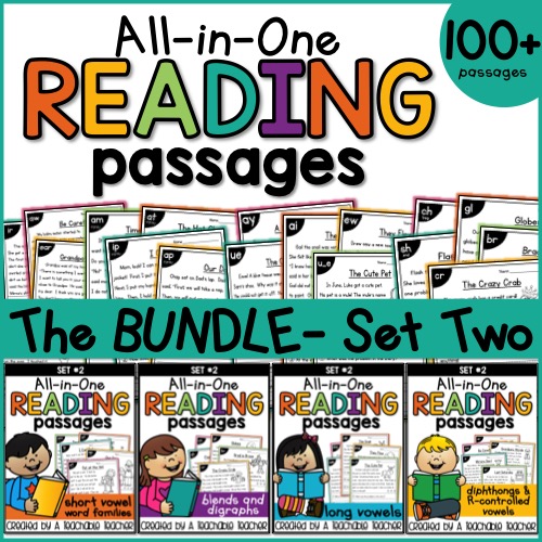 Reading passages All-in-One Bundle COVER SET TWO LOW