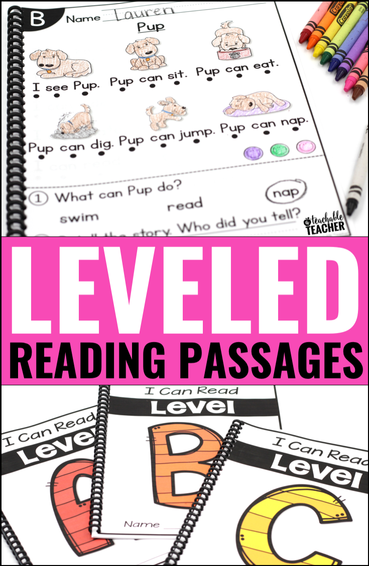 leveled reading passages