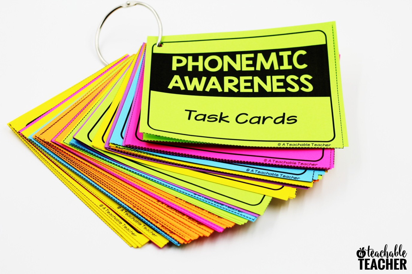 phonemic awareness teacher task cards