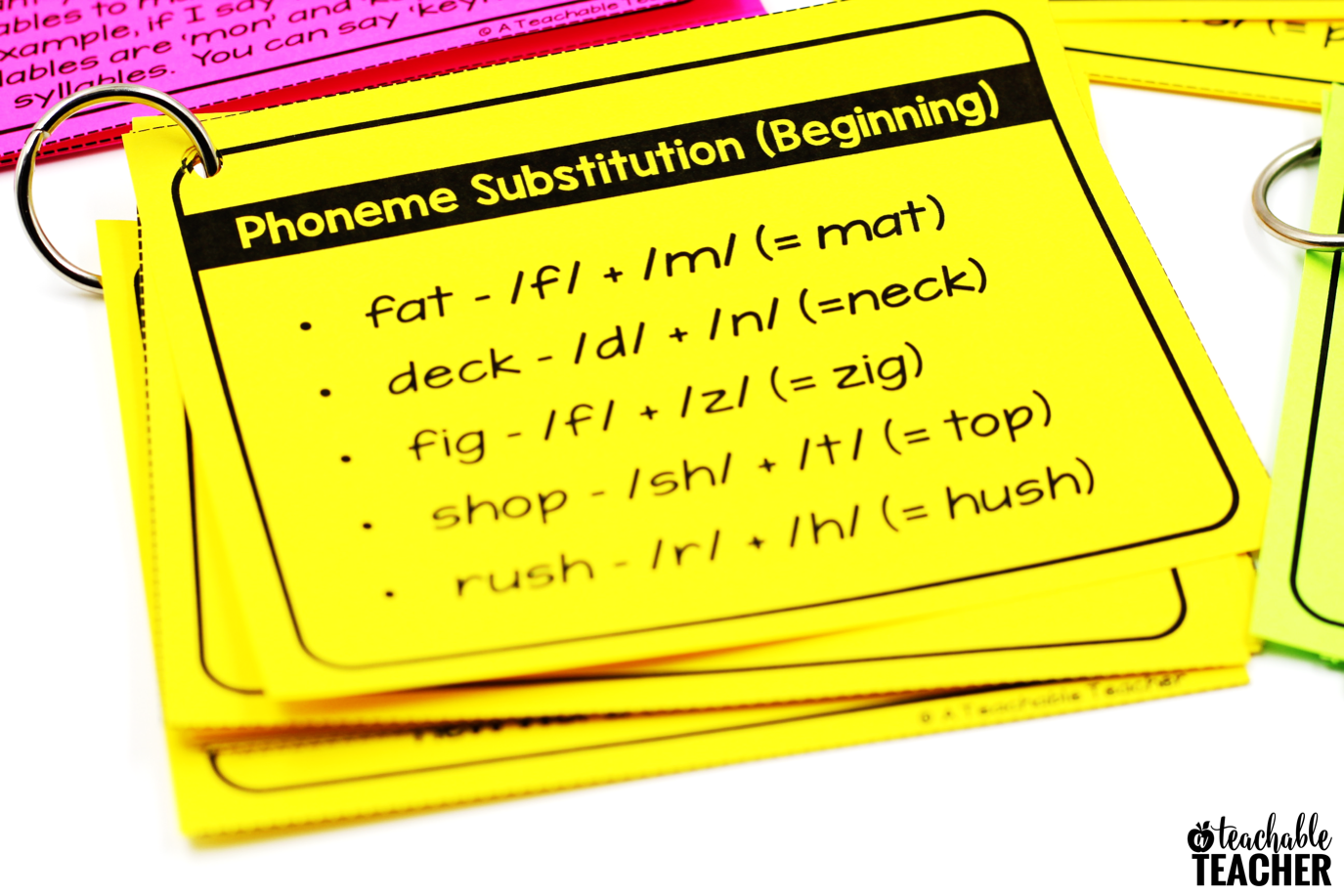 phoneme substitution