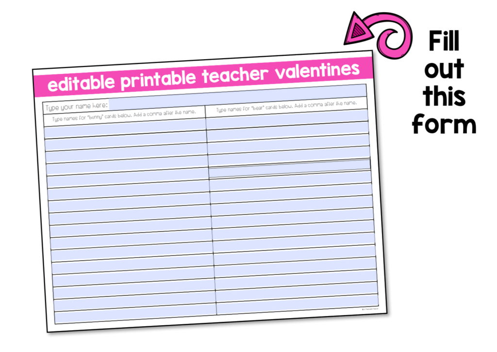 editable valentines card | Free Printable Teacher Valentine Cards Your Students will Love