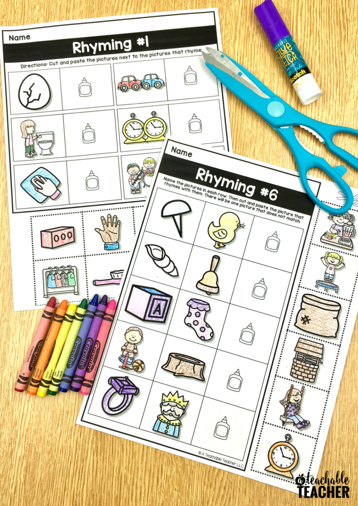 FREE Phonemic Awareness Worksheets - Interactive and Picture-Based
