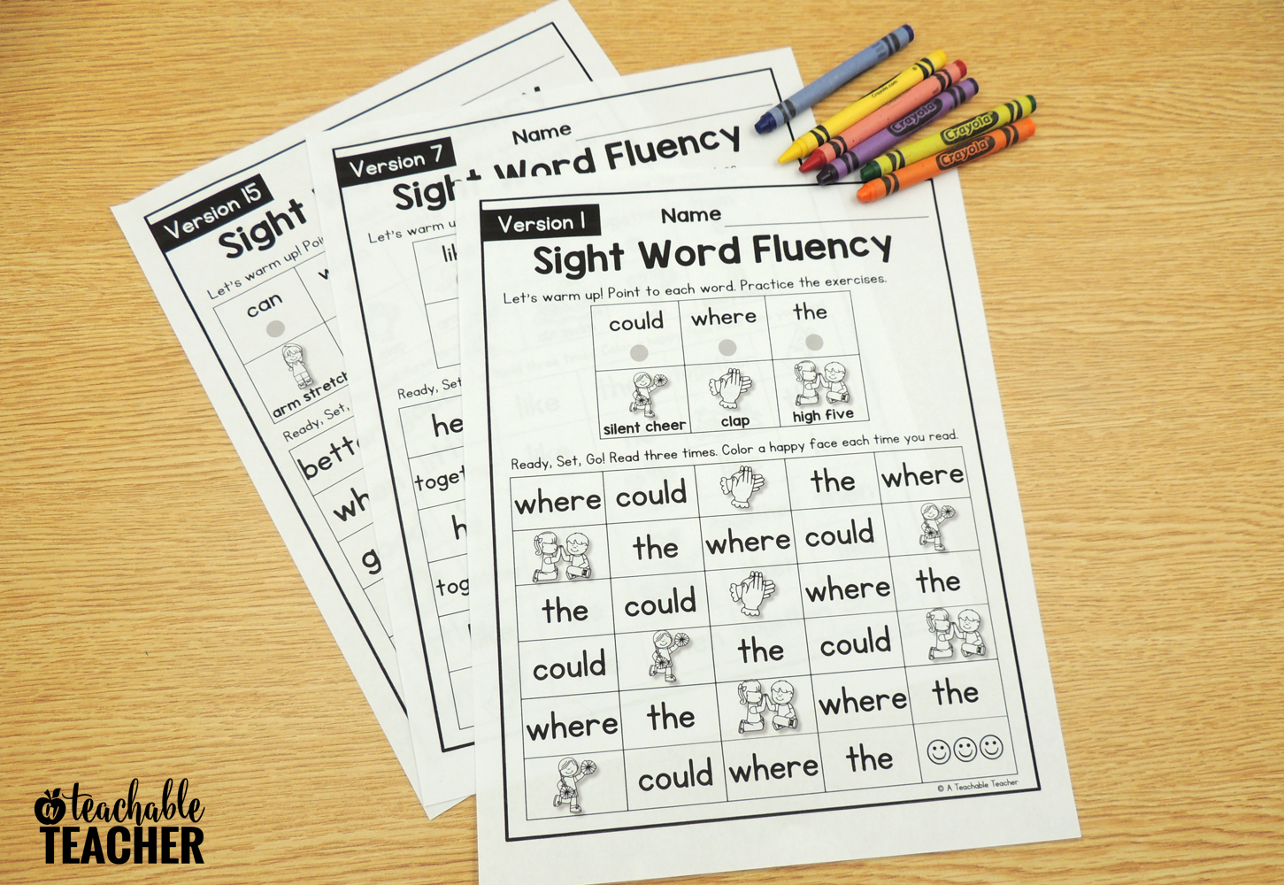 printable sight word activities