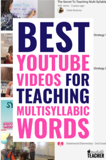 multisyllabic word videos