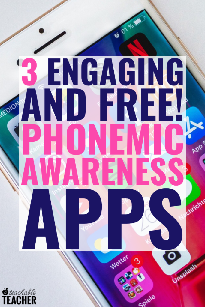 Phonemic Awareness Archives - A Teachable Teacher
