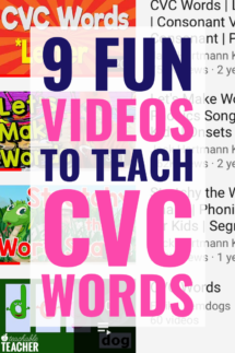 videos to teach cvc words