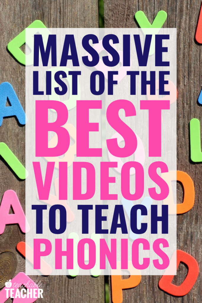 videos for teaching phonics in the classroom