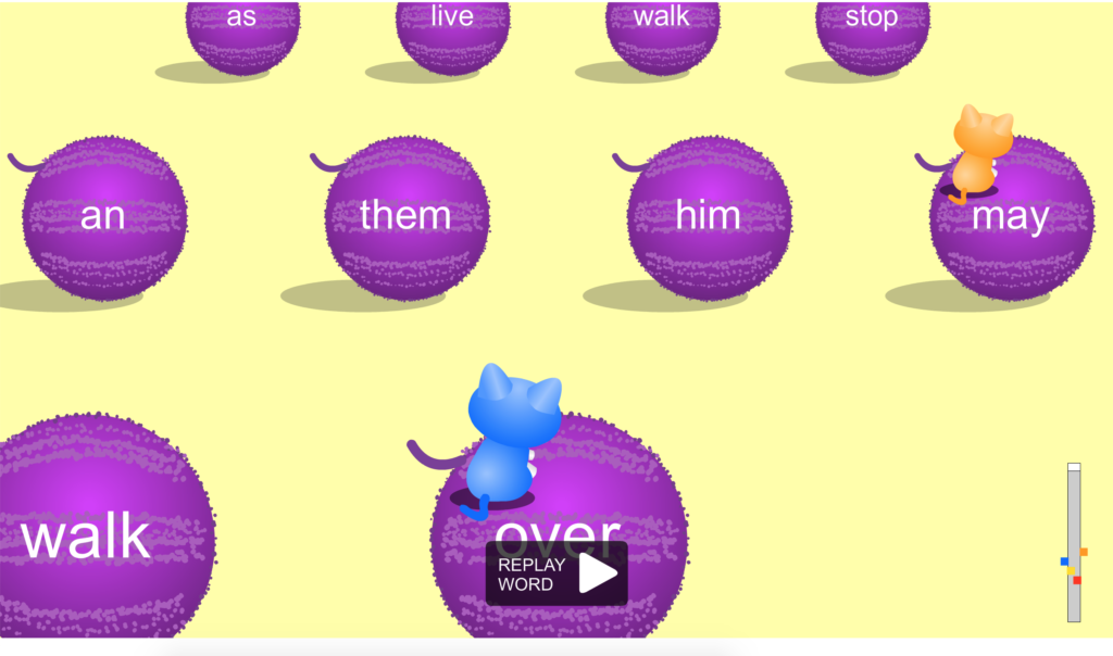 online sight word game