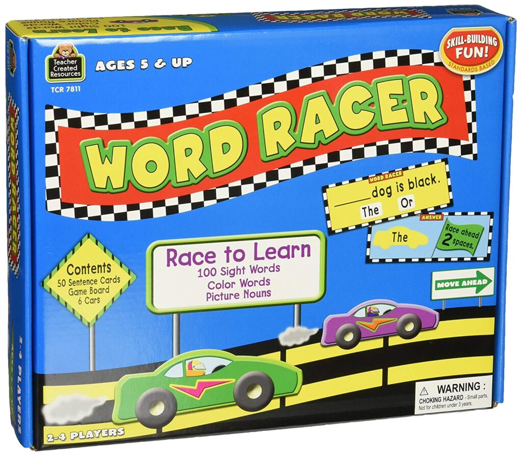 Word Racer game