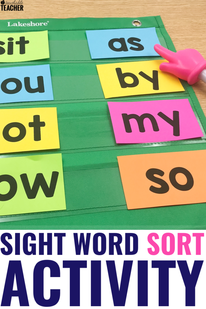 sight word sort activity