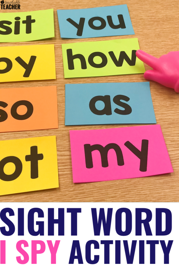 sight word activities hands on