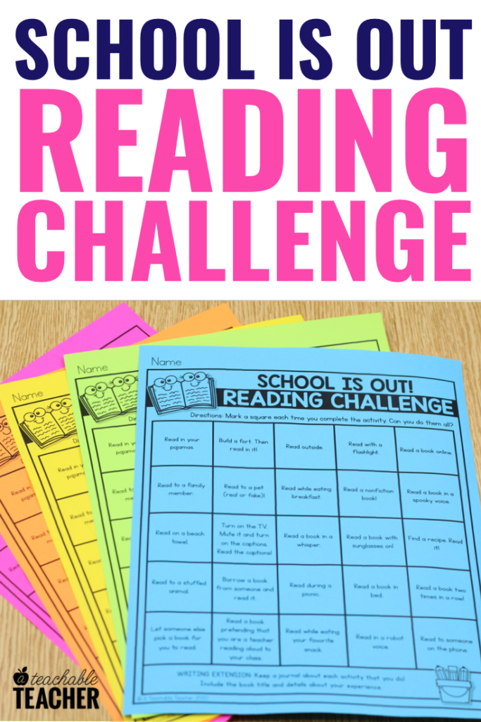 free reading challenge for kids