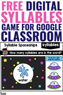 free digital syllables game