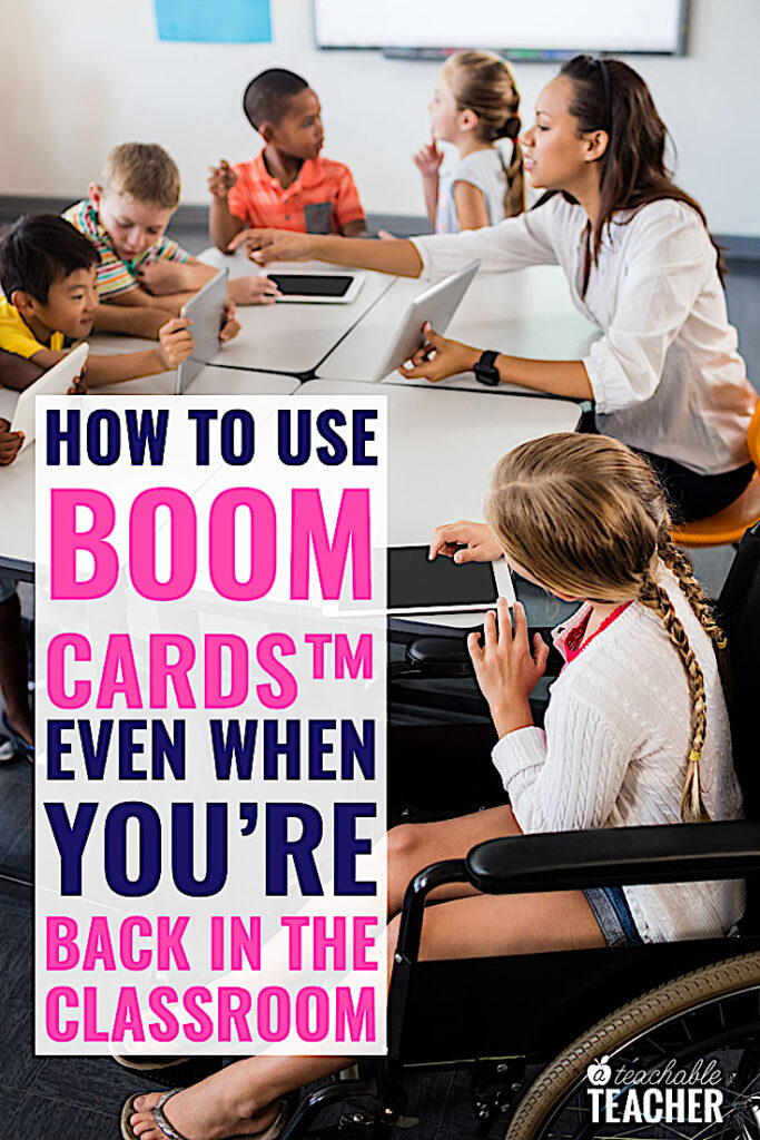 elementary classroom boom cards