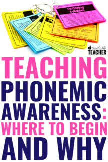 teaching phonemic awareness