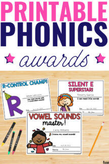 printable phonics awards