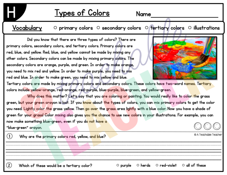 Leveled Reading Passages A-I BUNDLE - A Teachable Teacher