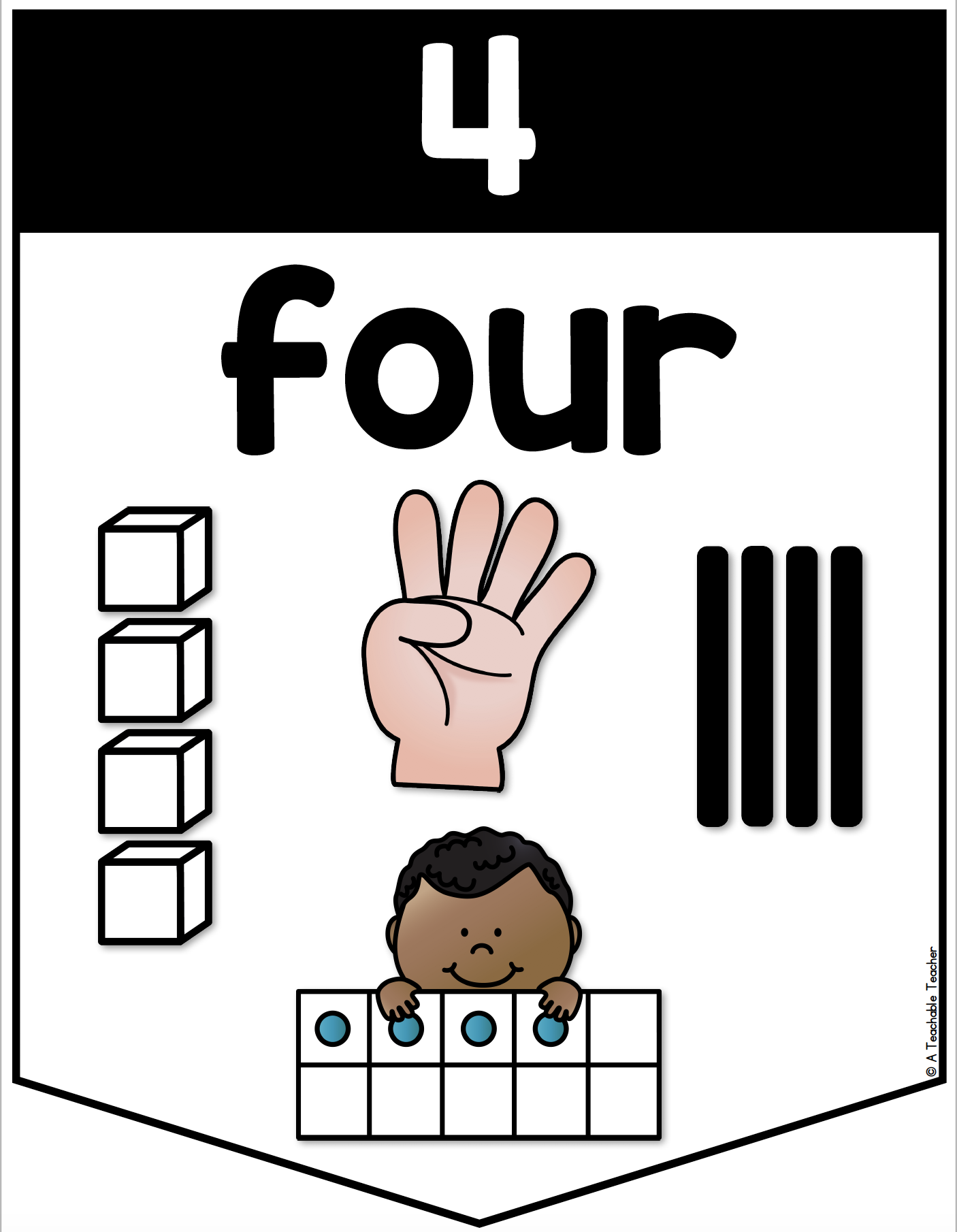 Number Posters 0-20 - Bunting Banner - A Teachable Teacher