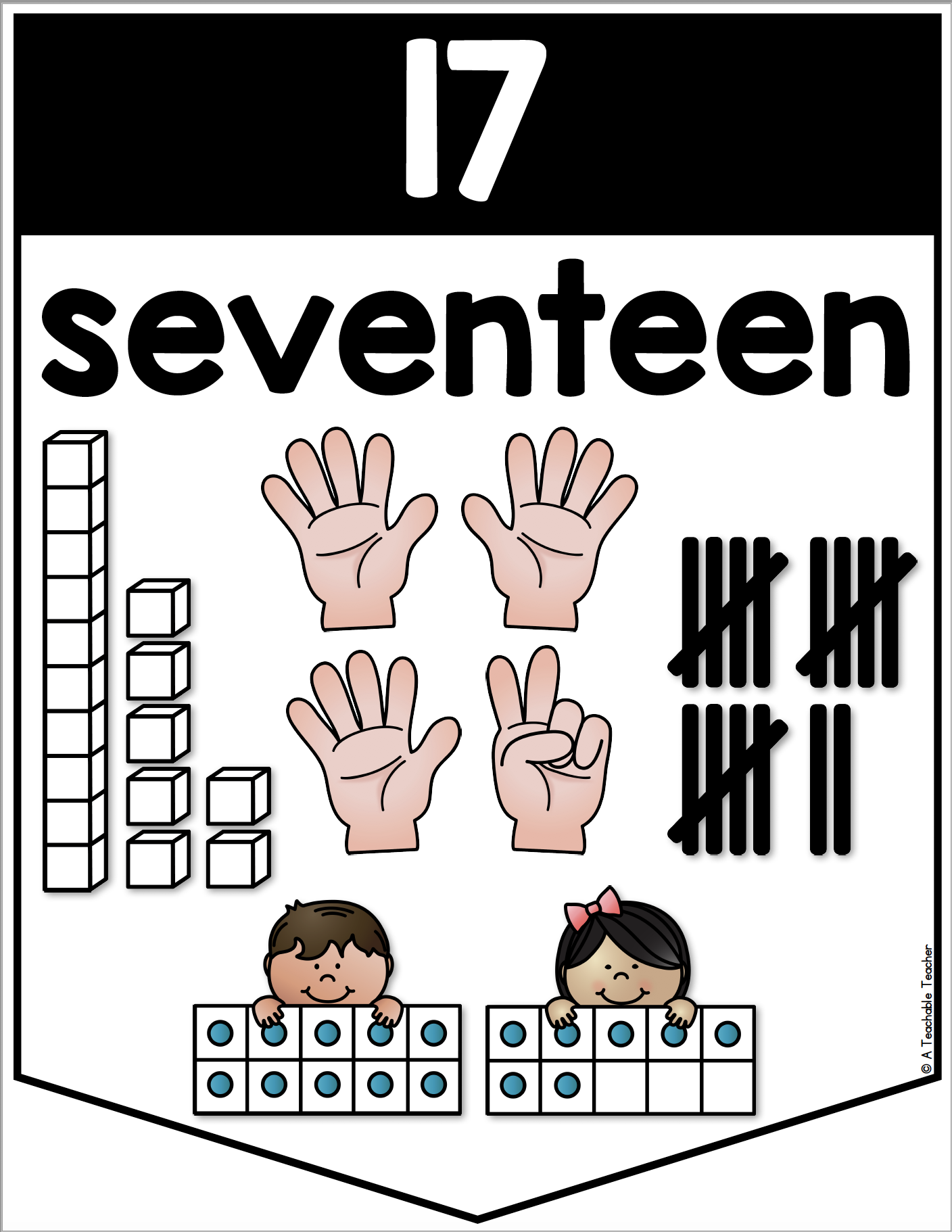 Number Posters 0-20 - Bunting Banner - A Teachable Teacher