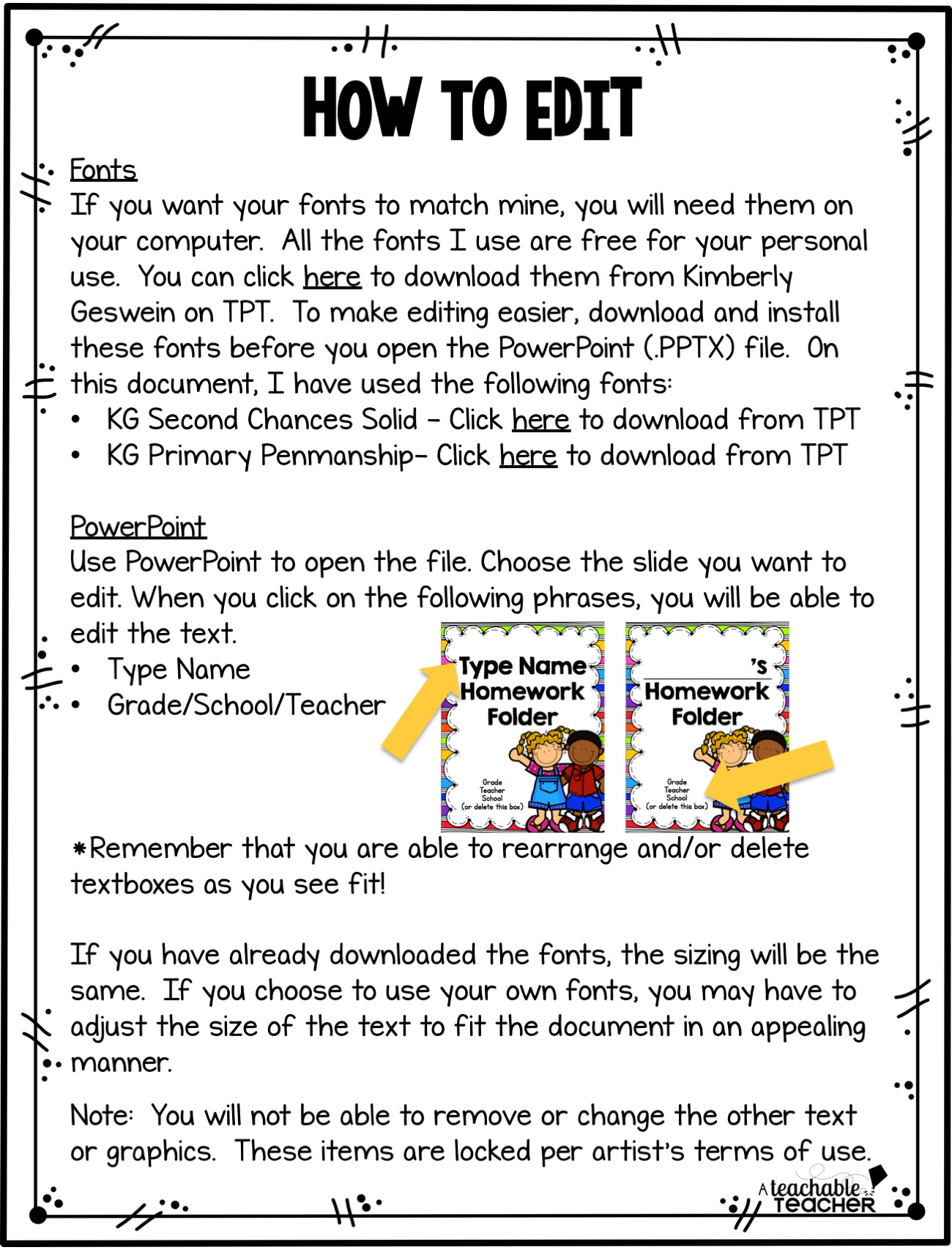 homework rules for primary school