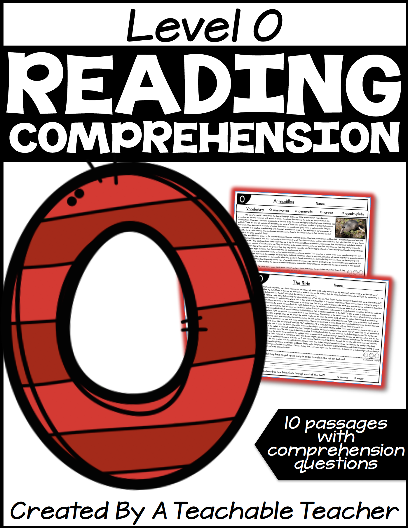 Level O Reading Comprehension - A Teachable Teacher