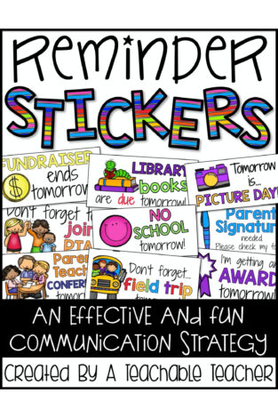 Printable Stickers Archives - A Teachable Teacher