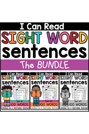 I Can Read - Sight Word Sentences Set #2 - A Teachable Teacher