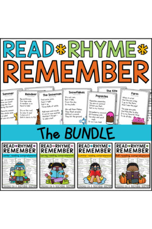Read Rhyme Remember - Winter Reading Comprehension - A Teachable Teacher