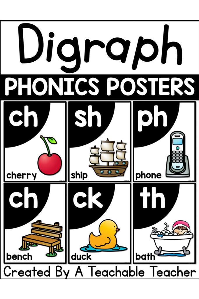 Digraph Phonics Posters A Teachable Teacher