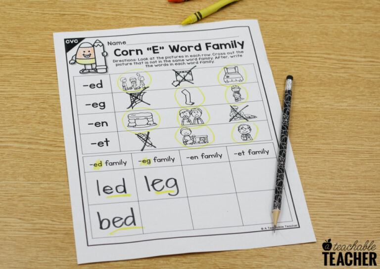 Halloween CVC Words Activities- NO PREP Phonics Worksheets - A ...