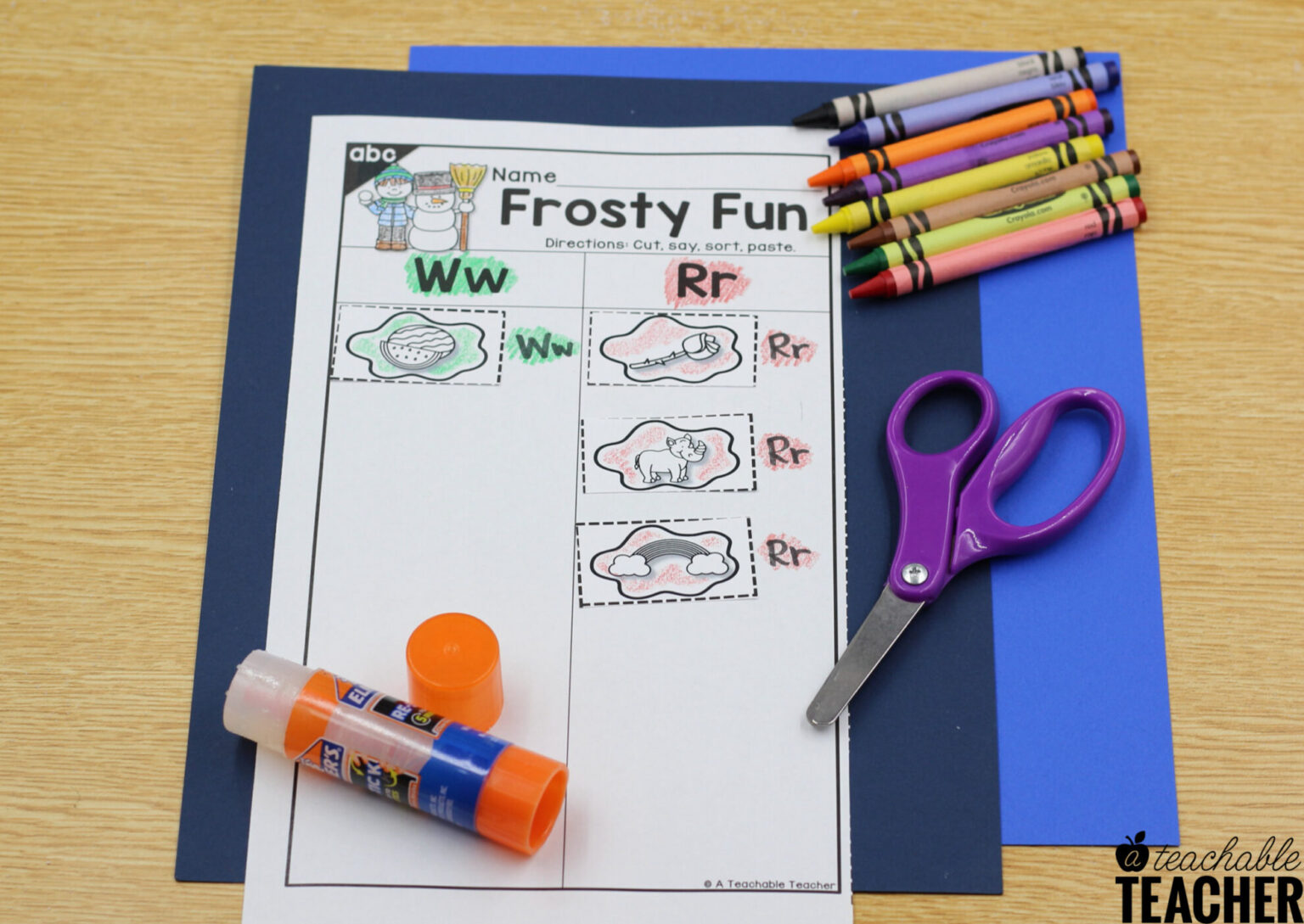 Winter Letter Sounds Activities- NO PREP Phonics Worksheets - A ...