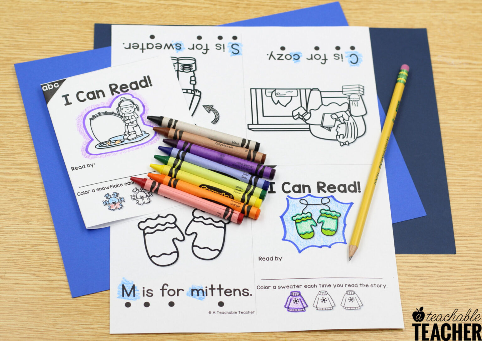 Winter Letter Sounds Activities- NO PREP Phonics Worksheets - A ...