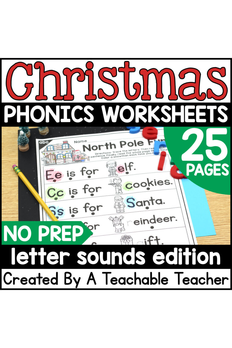 No Prep Phonics Worksheets Archives - Page 5 of 5 - A Teachable Teacher